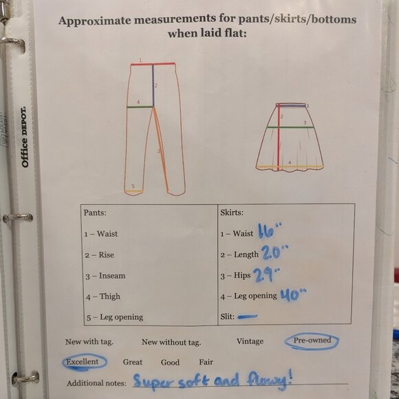 TORRID Chambray Ruffle Hem Skirt 1/1X/14-16 SUPER SOFT Flowy Faded Denim-Look - Picture 9 of 9